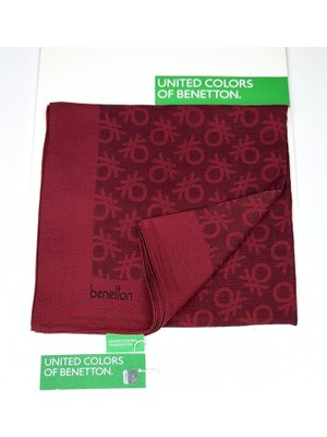 Benetton Elegante Uno Şal 1024-2205 Açık Bordo