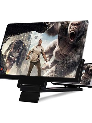 Büyük Boy Ekran Büyüteci Net Görüntü Cep Telefonu Ekran Büyütme Aparatı 6d