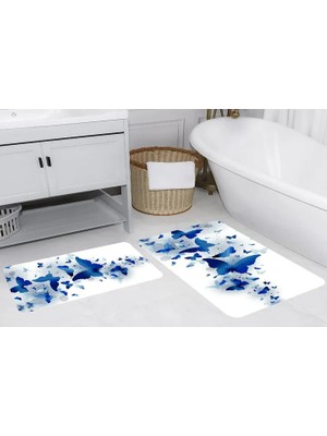 Vivense Rovigo Home Dijital Baskılı Ikili Banyo Paspas Takımı, RVG5267
