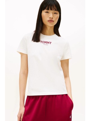 Tommy Jeans Kadın Tişört DW0DW21842