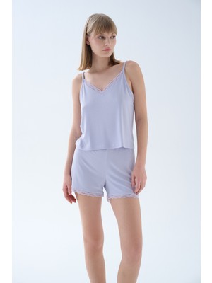 Hays Kadın Modal Kaşkorse Dantelli Ip Askılı Atlet Pijama Üstü