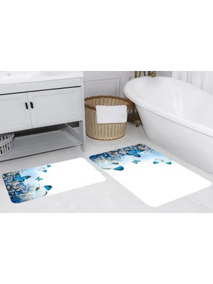 Vivense Rovigo Home Dijital Baskılı Ikili Banyo Paspas Takımı, RVG5250