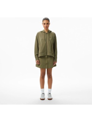 Lacoste Kadın Classic Fit Haki Etek