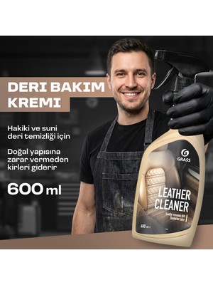 Grass Deri Temizleyici ve Bakım Kremi 600 ml Oto Koltuk, Döşeme ve Deri Mobilya için Koruyucu Kondisyoner