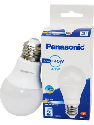 LED Ampul - Sarı Renk - E27 Duy