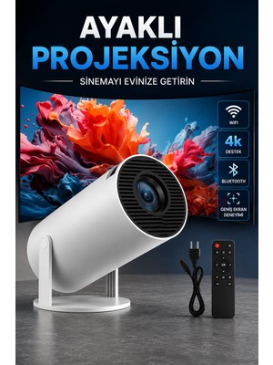 ALK USB ve Kablosuz Bağlantı Özellikli 5000 Saat Ampul Ömürlü Projeksiyon
