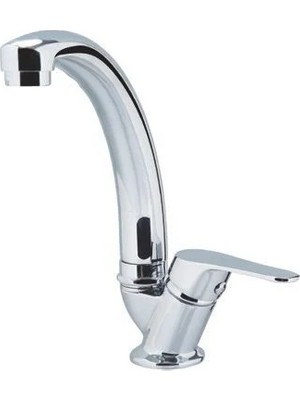 Krm Mix Tekli Lavabo Bataryası Dönerli Alttan