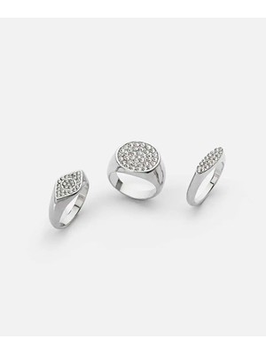 İpekyol Strass taşlı yüzük seti IW6260060016122