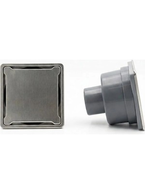 Krm Yer Süzgeci 10X10 Q50 Alttan - Lüx (Krom)