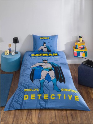 Özdilek Batman Detective Lisanslı Tek Kişilik Nevresim Takımı