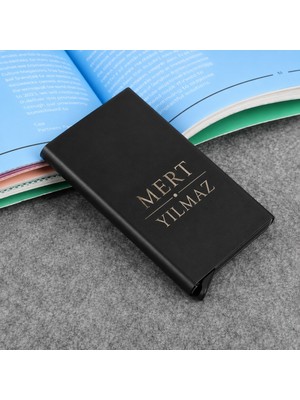 Saray Foto Kişiye Özel Isimli Mekanizmalı Kartlık - Otomatik Metal Kartvizitlik