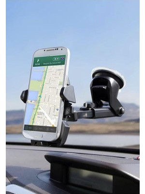 Hombak Uzayabilen Vantuzlu Cep Araç Telefon Tutucu Oto Araba Içi Telefon Tutacağı 360