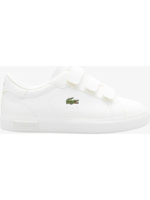 Lacoste Powercourt Çocuk Beyaz Sneaker 750SUC0020T 21G