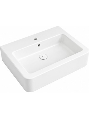 Bocchı Parma Lavabo 65 Cm - Parlak Beyaz
