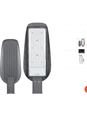 Helios Opto HS-3873 200 W Sokak Aydınlatma Armatürü IP65 Dış Mekan Beyaz Işık (6500K)