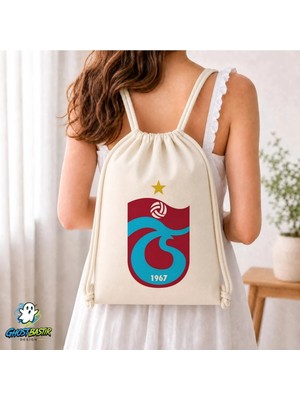 Ghostbastır Design Trabzonspor Büzgülü Keten Çanta C048