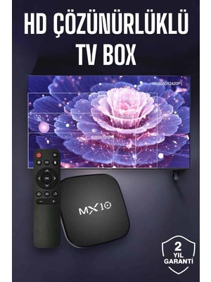 Eco Lounge Tv Box Android Uyumlu 4 Çekirdekli Wifi Bağlantılı 4K