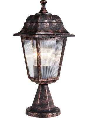 Zerpa Z2859 Bahçe Armatürü Altıgen Direk Tipi Bakır