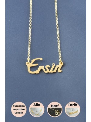 Bijuteri Net Ersin Isimli Kolye - Sarı