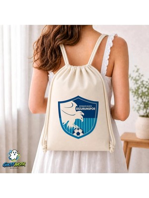 Ghostbastır Design Erzurumspor Büzgülü Keten Çanta C093