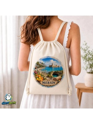 Ghostbastır Design Mersin Büzgülü Keten Çanta C184