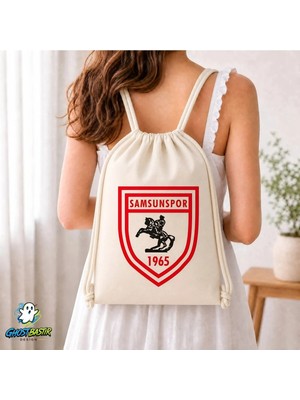 Ghostbastır Design Samsunspor Büzgülü Keten Çanta C270