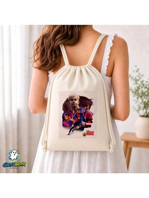 Ghostbastır Design Lamine Yamal Büzgülü Keten Çanta C172