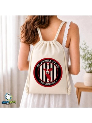 Ghostbastır Design Al Jazira Club Büzgülü Keten Çanta C013