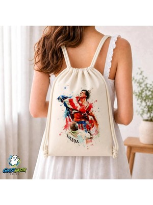 Ghostbastır Design Rocky Büzgülü Keten Çanta C263