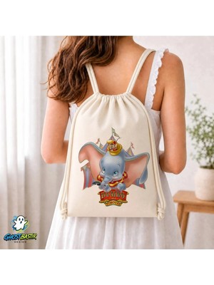 Ghostbastır Design Dumbo Büzgülü Keten Çanta C081