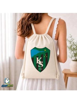 Ghostbastır Design Kocaelispor Büzgülü Keten Çanta C147