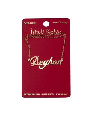 Bijuteri Net Beyhan Isimli Kolye (Kişiye Özel) - Sarı