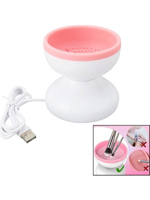 Eco Lounge Makeup Brush Cleaner Makyaj Fırça Temizleme Makinesi  USB Çalışma - Silikon Tırtıklı Hazne BX40