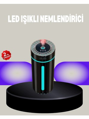 ALK Aromaterapi Özellikli Ultrasonik Hava Nemlendirici LED Atmosfer Işığı