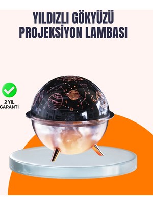 ALK Kozmik Işık Efektli Projeksiyonlu Nemlendirici Gece Işığı