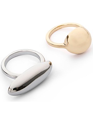 Twist Ikili Metal Yüzük TW6260060021122