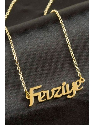 Bijuteri Net Fevziye Isimli Kolye (Kişiye Özel) - Sarı