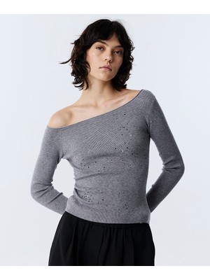 Twist Hotfıx Baskılı Triko TW6260050165126