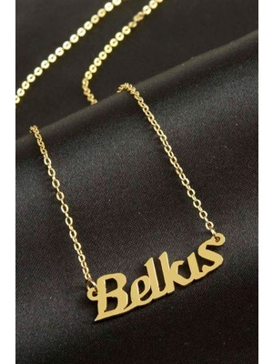 Bijuteri Net Belkıs Isimli Kolye (Kişiye Özel) - Sarı