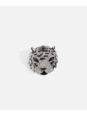 İpekyol Strass taşlı hayvan figürlü broş IW6260057010122