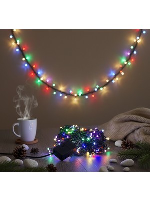 LED Damla Uçlu Rgb Dekoratif Işık 10 Metre 100