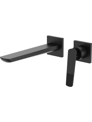 Fontana FG-A4105 Mat Siyah Ankastre Lavabo Bataryası