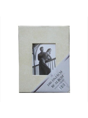Empressco 10X15CM 100’LÜK Krem Vinleks Deri Fotoğraf Albümü