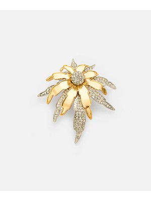 İpekyol Strass taşlı çiçek broş IW6260057006265