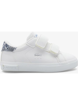 Lacoste Powercourt Çocuk Beyaz Sneaker 751SUI0002T 080