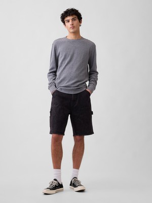 Gap Erkek Siyah 9" Denim Carpenter Şort