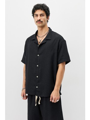 Vamos Oversize Şort Gömlek Takım
