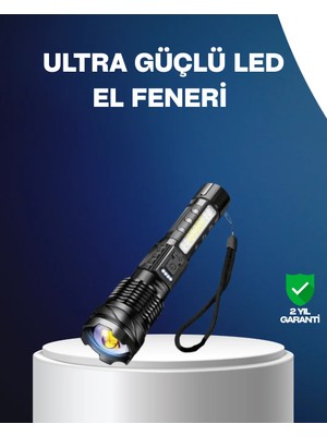 ALK Outdoor ve Acil Durum Için Güçlü LED El Feneri