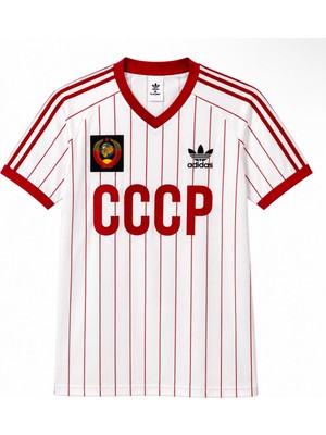 Mmt Spor Kırmızı-Beyaz Sovyetler Birliği Cio Forma Yetişkin