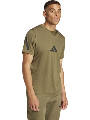 adidas Z.N.E. Erkek Yeşil Günlük Stil T-Shirt JC7921